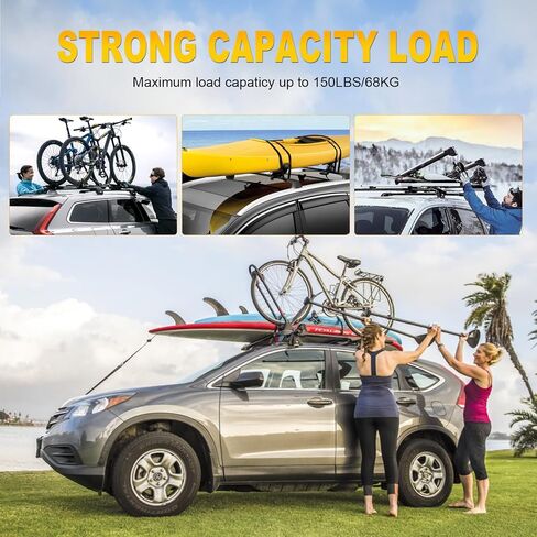 OCPTY ROOK RACK CROCK BARS FIT FORI Q5 2018 2019 2020 ، لـ Audi SQ5 2018 2019 2020 Bars Cargo for Cargo Carrier Laggage Kayak Canoe Bike Skiboard in Kuwait