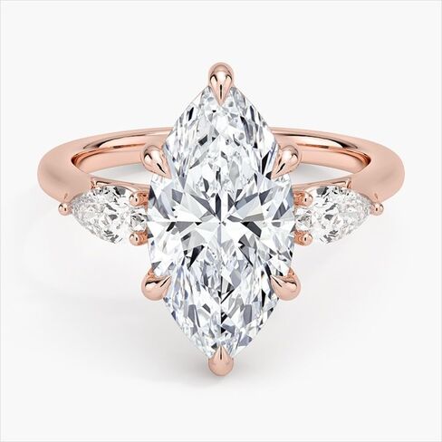 3 Ct Colorless VVS1 Moissanite Engagement Wedding Ring for Women 10K 14K 18K Solid Gold & 925 Sterling Silver Anniversary Bridal Set Gift in Saudi Arabia