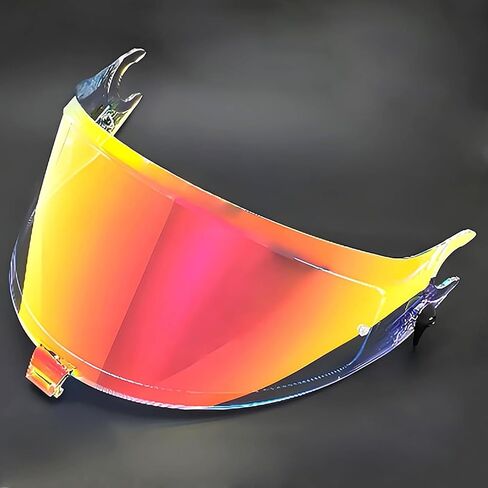 حافة خوذة الدراجات النارية لسمك Shark Spartan GT ، ورياح للرياح والخدش درع وجه ، وملحقات حجارة دراجة نارية للركوب والتجول ، E Aurora Blue in Saudi Arabia