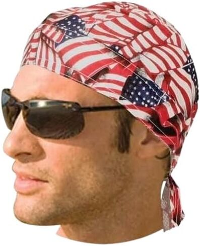 Daniel Smart Motorcycle Headwraps Cotton Doo Rag Skull Caps Sweat Wicking Cooling Helmet Liner for Men & Women in Kuwait