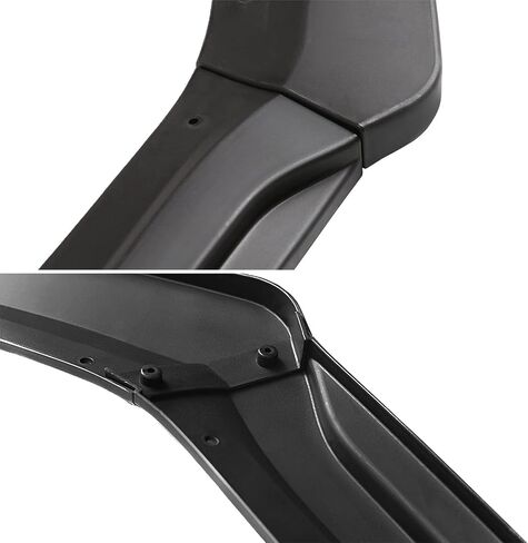 Spec-D Tuning Matte Black Front Bumper Lip Spoiler Splitter Body Kit 3PC Compatible with 2015-2018 Ford Focus in Saudi Arabia