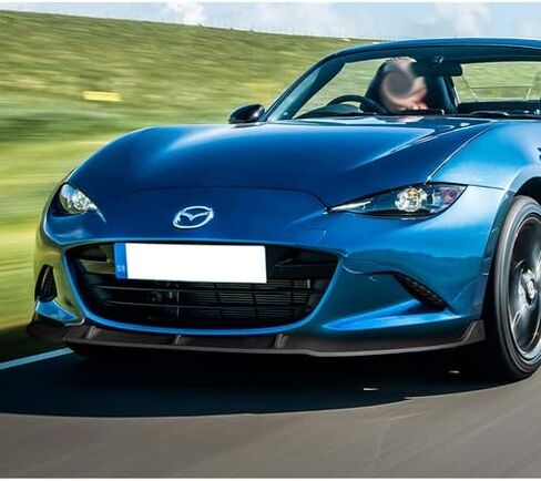 3 قطع الأمامية المصد الأمامي الشفاه المفسد الجانبي فاصل مجموعة من الحماية المتوافقة مع 2016-2021 Mazda Miata MX-5 ، 2017 2018 2019 2020 (Matt Black) in Kuwait