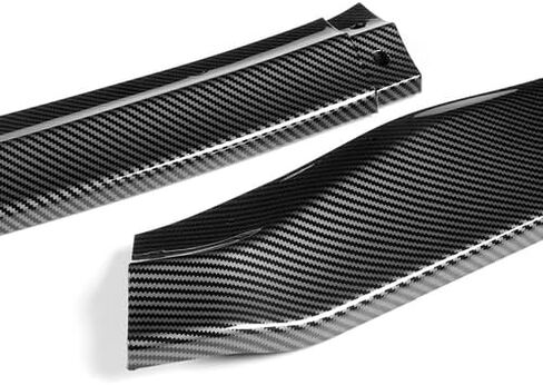 3 Pieces Front Bumper Lip Spoiler Splitter Side Body Kit Trim Protection Compatible with 2017-2020 Lexus IS200t IS300 IS350, 2018 2019 (Painted Carbon Style) in Saudi Arabia