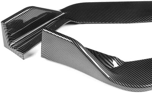 3 Pieces Front Bumper Lip Spoiler Splitter Side Body Kit Trim Protection Compatible with 2017-2020 Lexus IS200t IS300 IS350, 2018 2019 (Painted Carbon Style) in Saudi Arabia