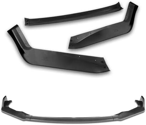 3 Pieces Front Bumper Lip Spoiler Splitter Side Body Kit Trim Protection Compatible with 2017-2020 Lexus IS200t IS300 IS350, 2018 2019 (Painted Carbon Style) in Saudi Arabia