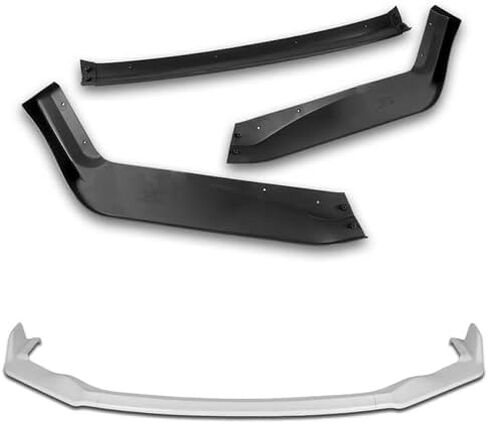 3 Pieces Front Bumper Lip Spoiler Splitter Side Body Kit Trim Protection Compatible with 2017-2020 Lexus IS200t IS300 IS350, 2018 2019 (Painted Carbon Style) in Saudi Arabia