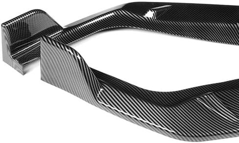 3 Pieces Front Bumper Lip Spoiler Splitter Side Body Kit Trim Protection Compatible with 2009-2011 Honda Civic 4DR Sedan, 2010 (Painted Carbon Style) in Kuwait