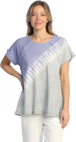 Jess & Jane Raglan Short-Sleeve Gauze Top - M115 in Saudi Arabia