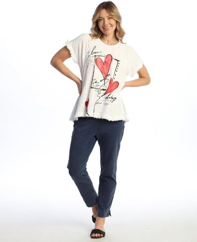 Jess & Jane Raglan Short-Sleeve Gauze Top - M115 in Saudi Arabia