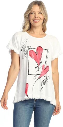 Jess & Jane Raglan Short-Sleeve Gauze Top - M115 in Saudi Arabia