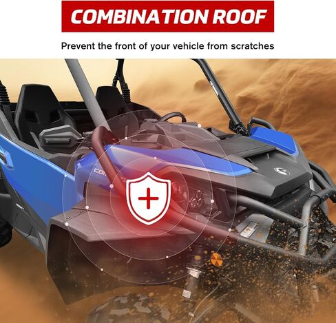 Front Corner Bumper for Can Am Commander, Heavy Duty Steel Tube Combined Side Bumper Bar Protector, OEM#715006807 in Saudi Arabia