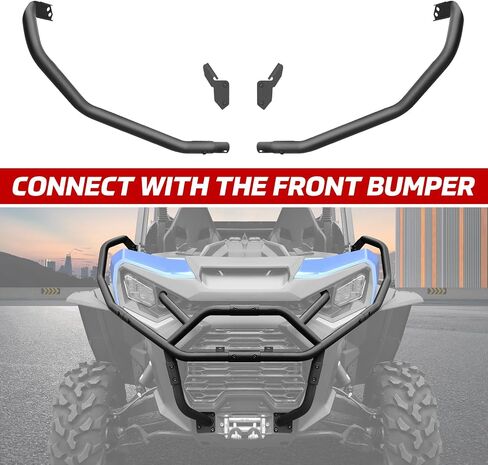 Front Corner Bumper for Can Am Commander, Heavy Duty Steel Tube Combined Side Bumper Bar Protector, OEM#715006807 in Saudi Arabia
