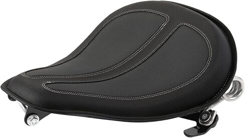 C.C. RIDER Motorcycle Solo Rider Seat - w/Spring Mount Bracket fits for Harley Davidson 2004-2006 XL, 2010-later XL, SPORTSTER 883 1200 XL models in Saudi Arabia