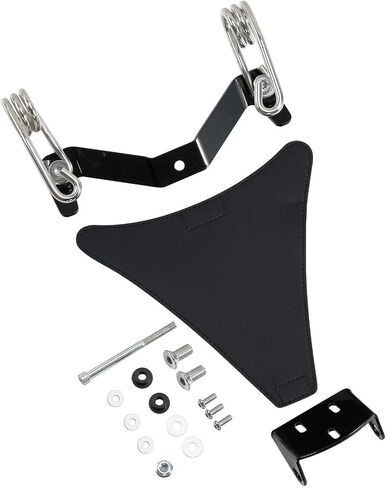 C.C. RIDER Motorcycle Solo Rider Seat - w/Spring Mount Bracket fits for Harley Davidson 2004-2006 XL, 2010-later XL, SPORTSTER 883 1200 XL models in Saudi Arabia