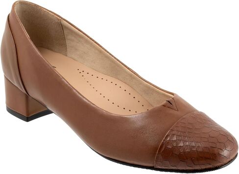 Trotters Women's Daisy Pump, Black Suede, 9.5 XX-Wide in Kuwait