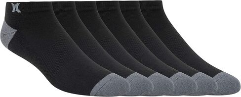 Hurley Men's 6 Pack 1/2 Terry Low Cut Socks in Saudi Arabia