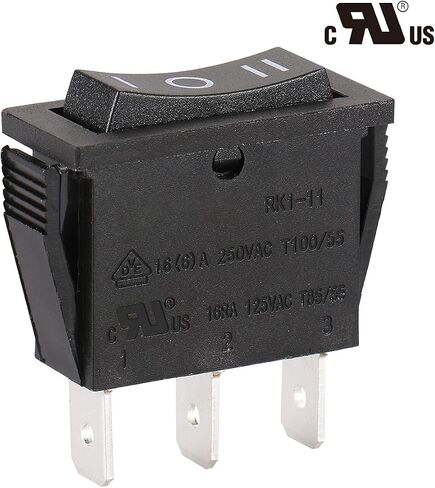 Baomain قارب الروك التبديل ON-OFF-ON 3 موقف التيار المتناوب 15A/250 فولت 20A/125 فولت 3 دبوس SPDT 2 قطعة CE UL المدرجة in Saudi Arabia