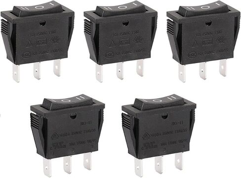 Baomain قارب الروك التبديل ON-OFF-ON 3 موقف التيار المتناوب 15A/250 فولت 20A/125 فولت 3 دبوس SPDT 2 قطعة CE UL المدرجة in Saudi Arabia