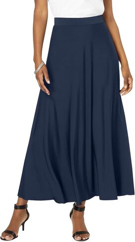 Roaman's Women's Plus Size Size Ultrasmooth Maxi Skirt in Kuwait