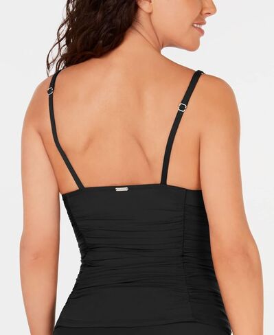 Calvin Klein womens Calvin Klein Ruched Tankini Top in Saudi Arabia