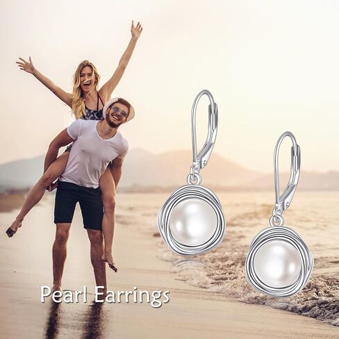 Poplyke 925 Sterling Silver Water Water Jewelry Pearl Meter in Saudi Arabia