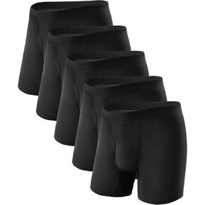 Washable Incontinence Underwear for Men with Leak Proof Protection, Discreet Boxer Briefs for Bladder Leakage 5-Pack in Saudi Arabia