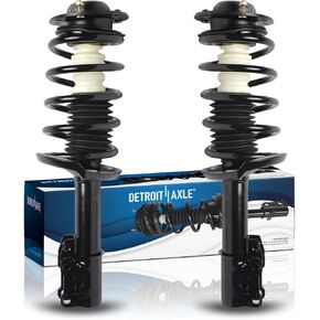 Detroit Axle - Front Struts Sway Bars for 2004-2012 Chevy Malibu 2005-2010 Pontiac G6 Saturn Aura Complete 2 Struts with Coil Spring 2 Sway Bar Links 2006 2007 2008 2009 Replacement Ready Shock in Saudi Arabia