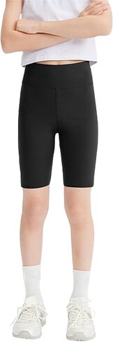 Looching Kids Girls Yoga Dance Shorts High Waisted Athletic Workout Compression Shorts Soft Gymnastics Running Sports Shorts in Kuwait