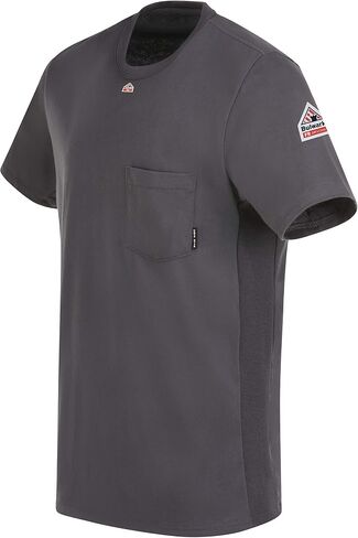 Bulwark FR Men's Flame Resistant 6.25 Oz Cotton Short Sleeve Tagless T-Shirt in Saudi Arabia