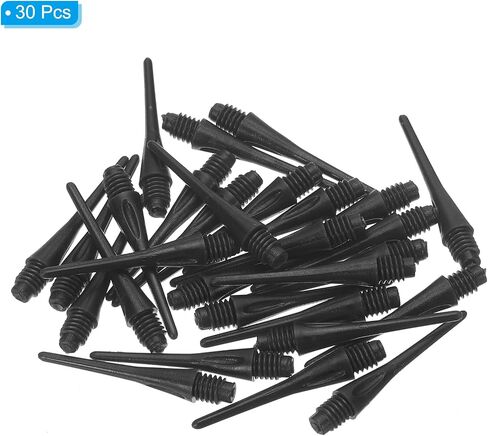 PATIKIL Plastic Dart Tips 2BA Thread, 30 Pack Soft Tip Dart Points Replacement Dart Accessories, Blue in Saudi Arabia