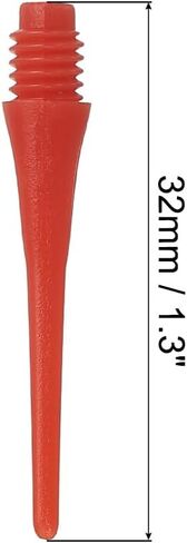 PATIKIL Plastic Dart Tips 2BA Thread, 30 Pack Soft Tip Dart Points Replacement Dart Accessories, Blue in Saudi Arabia