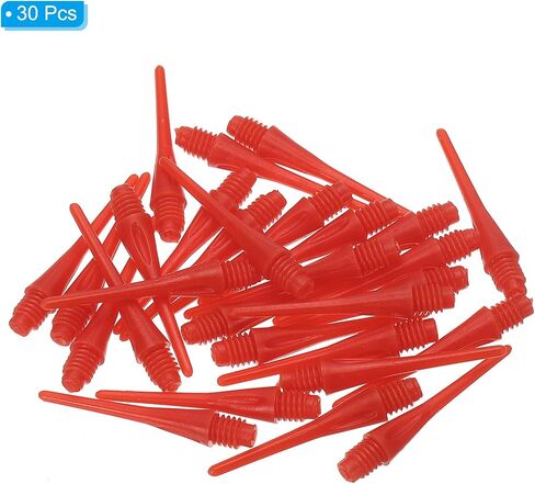 PATIKIL Plastic Dart Tips 2BA Thread, 30 Pack Soft Tip Dart Points Replacement Dart Accessories, Blue in Saudi Arabia