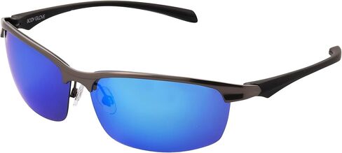 Body Glove Men's Cruise Polarized Blade Sunglasses, Gunmetal, 64 mm in Saudi Arabia