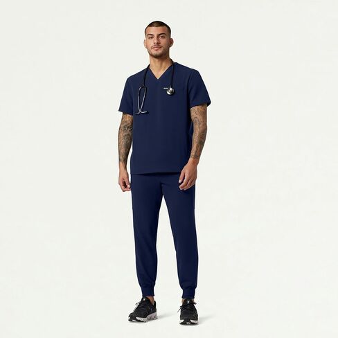 Jaanuu Osmo Men's 8-Pocket Classic Scrub Jogger in Kuwait