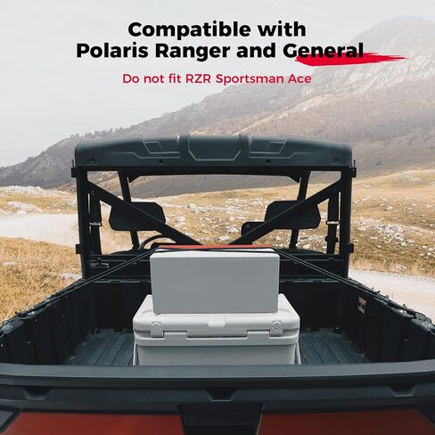 KEMIMOTO UTV Center Console Bench Seat Box and Tie Down Anchor Compatible with Polaris Ranger XP 1000/Crew 2017-2025, Ranger 1000/Crew 2020-2025, Ranger XP 900/Crew 2013-2019 in Saudi Arabia
