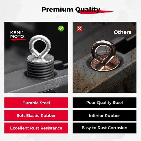KEMIMOTO UTV Center Console Bench Seat Box and Tie Down Anchor Compatible with Polaris Ranger XP 1000/Crew 2017-2025, Ranger 1000/Crew 2020-2025, Ranger XP 900/Crew 2013-2019 in Saudi Arabia
