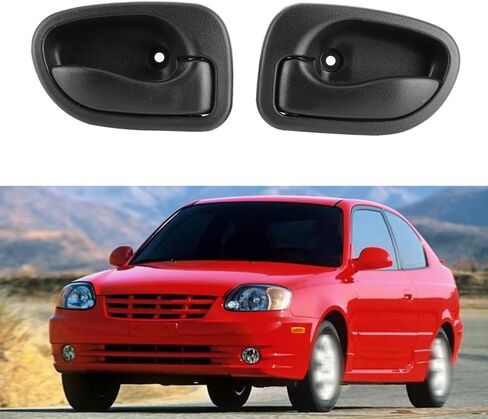 Car Interior Door Handle Front Rear Left Right for Hyundai Accent Hatchback 1995 1996 1997 1998 1999 82610-22000 82620-22000 in Saudi Arabia