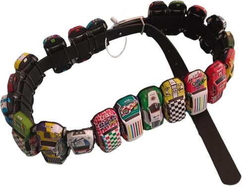 Richtrue Toy Car Cute Y2K Belt Retro Vintage 2000s Bucky Belts Women Trendy Goth Association Emo Grunge Streetwear in Kuwait
