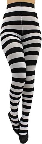 Luxury Divas Horizontal Striped Tights in Saudi Arabia