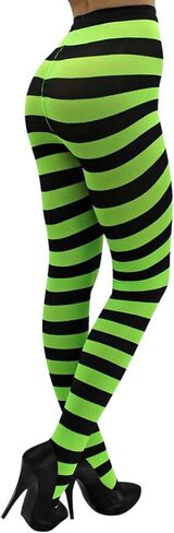 Luxury Divas Horizontal Striped Tights in Saudi Arabia