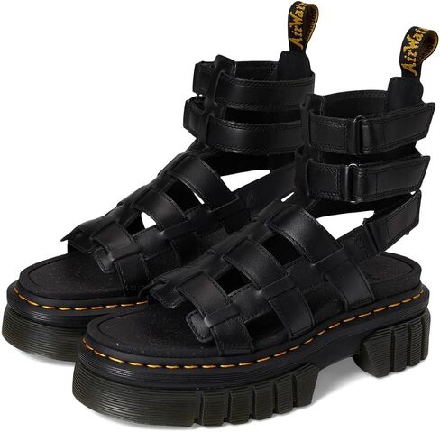 Dr. Martens Ricki Gladiator Black Nappa Lux UK 6 (US Women's 8) M in Saudi Arabia