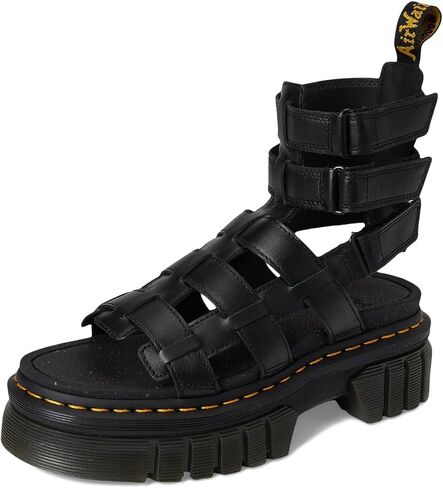 Dr. Martens Ricki Gladiator Black Nappa Lux UK 6 (US Women's 8) M in Saudi Arabia