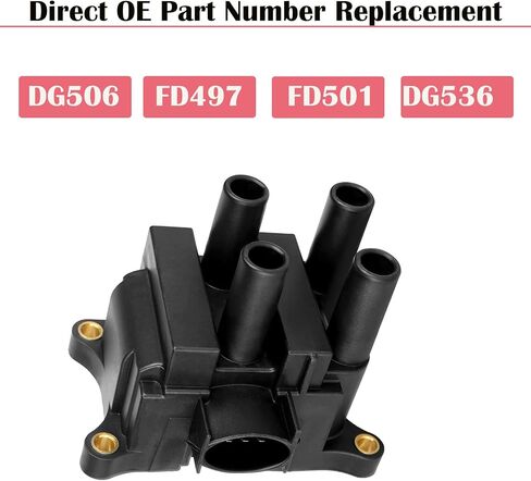 Ignition Coils Fits for 2.0 2.3 L4 Ford Focus Ranger Mazda 6 2003 2004 2005 2006 2004 2008 2009 2010 2011 Coil Packs Replace# DG474 DG489 DG506 FD497 in Saudi Arabia