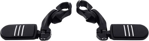 TCMT Highway Pegs Fit For Harley Touring Road King Street Glide Road Glide Electra Glide Softail Sportster Dyna with 1.25" Engine Guards in Saudi Arabia