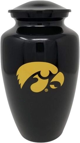 Aremiteiteurn's NCAA College College Cremation Cremation Cremation - الجنازة المصنوعة يدويًا للبالغين لـ Ashes Metal Collegiate (Alabama with Seal ، Red) in Kuwait
