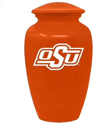 Aremiteiteurn's NCAA College College Cremation Cremation Cremation - الجنازة المصنوعة يدويًا للبالغين لـ Ashes Metal Collegiate (Alabama with Seal ، Red) in Kuwait