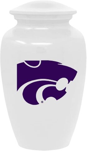 Aremiteiteurn's NCAA College College Cremation Cremation Cremation - الجنازة المصنوعة يدويًا للبالغين لـ Ashes Metal Collegiate (Alabama with Seal ، Red) in Kuwait