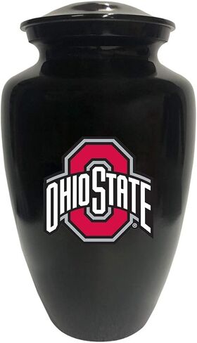 Aremiteiteurn's NCAA College College Cremation Cremation Cremation - الجنازة المصنوعة يدويًا للبالغين لـ Ashes Metal Collegiate (Alabama with Seal ، Red) in Kuwait
