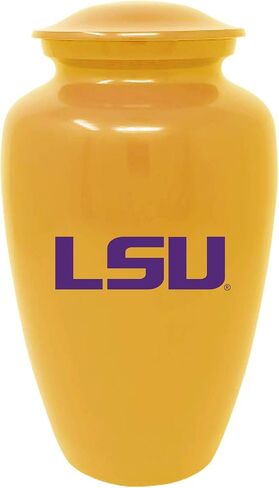 Aremiteiteurn's NCAA College College Cremation Cremation Cremation - الجنازة المصنوعة يدويًا للبالغين لـ Ashes Metal Collegiate (Alabama with Seal ، Red) in Kuwait