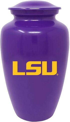 Aremiteiteurn's NCAA College College Cremation Cremation Cremation - الجنازة المصنوعة يدويًا للبالغين لـ Ashes Metal Collegiate (Alabama with Seal ، Red) in Kuwait